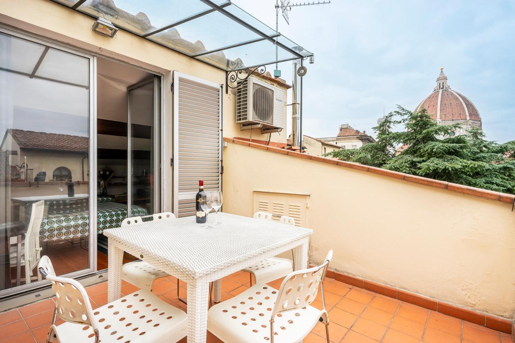 Penthouse Le Terrazze Duomo View Apartment Florence Exterior photo